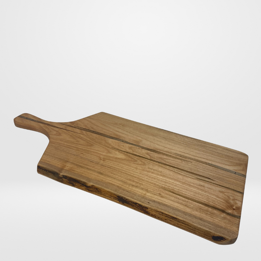 Pop's Workshop Live Edge Cutting Board with handle